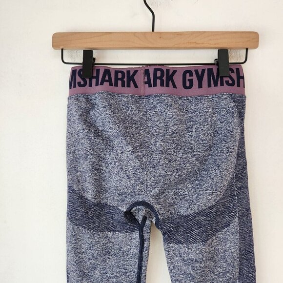 Gymshark Flex Seamless Leggings Tights Heathered Purple Active Women's S - Picture 5 of 7